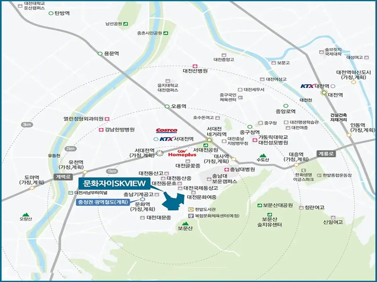문화동의 입지환경
