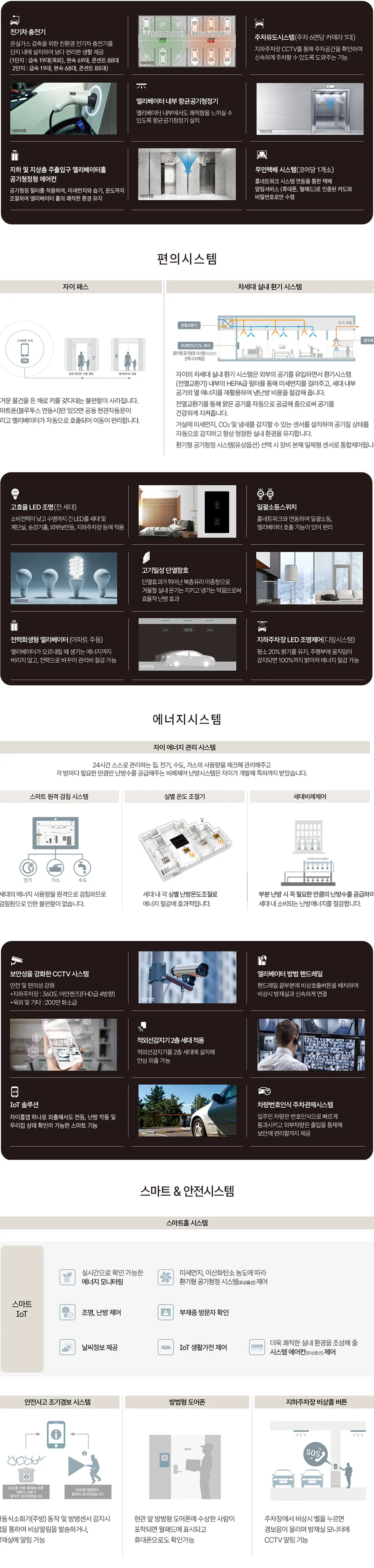 자이 아파트 단지시스템